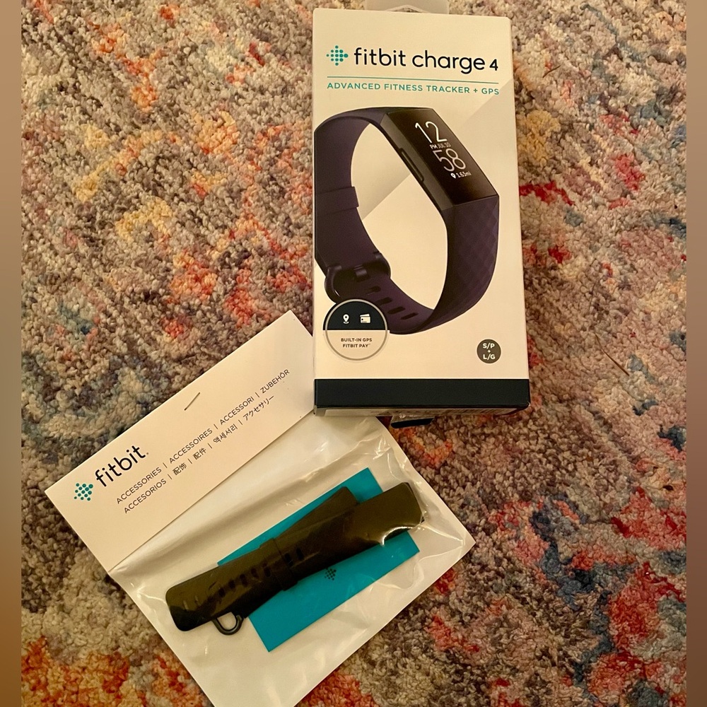 Fitbit Charge 4 Tracker, Used few times!